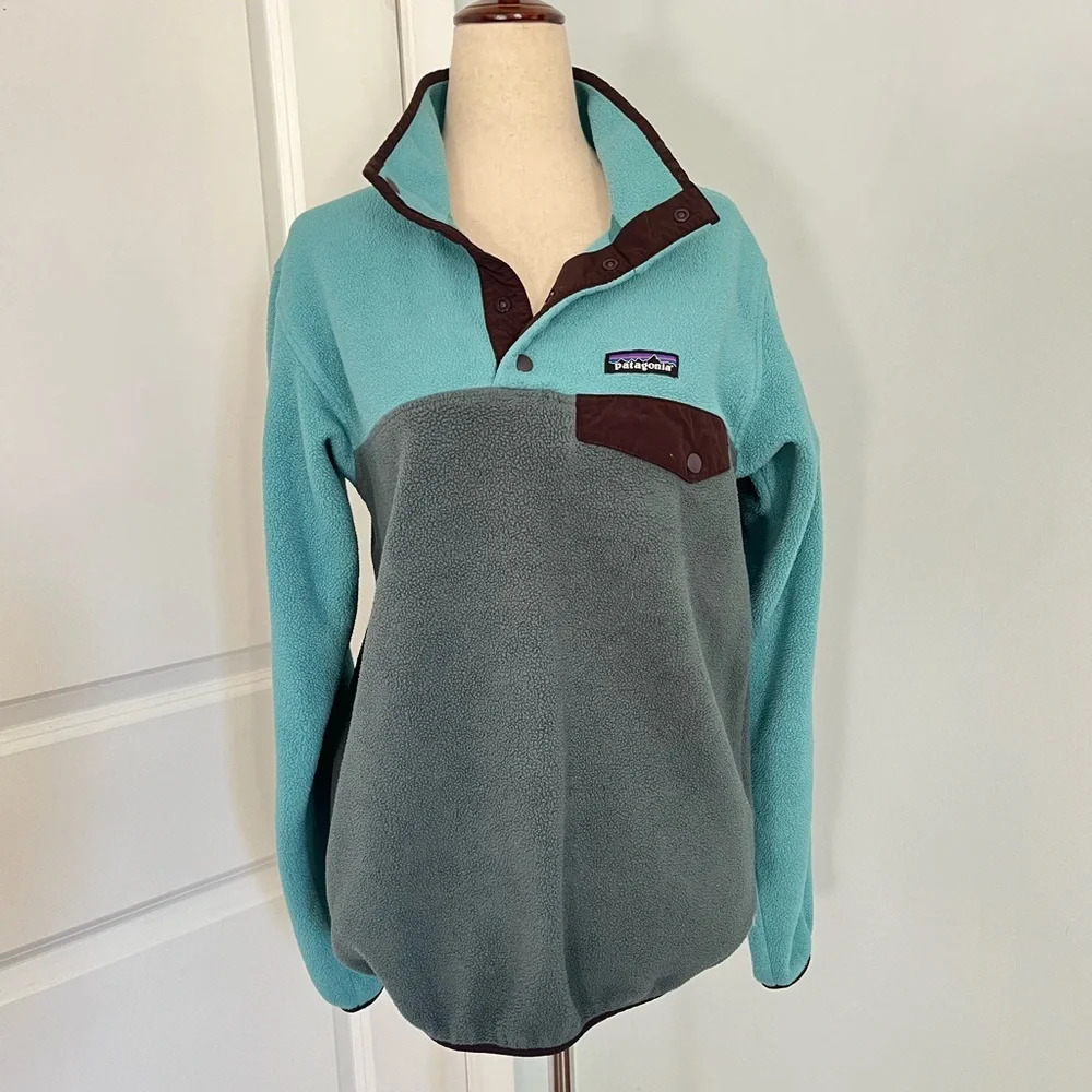 Patagonia Synchilla half button fleece pullover size S